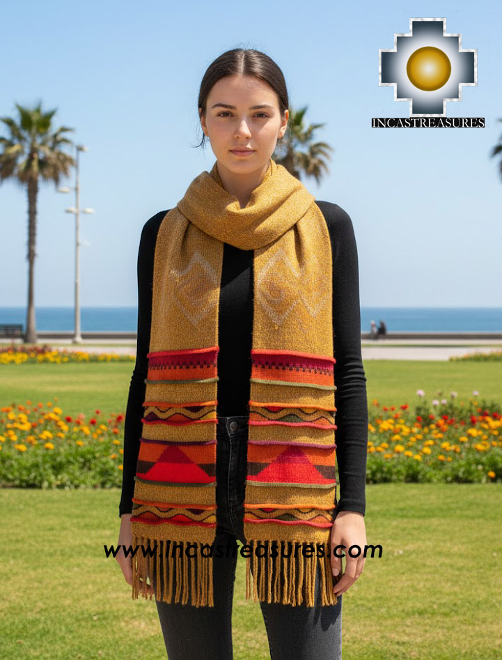 Alpaca Scarf with Andenes Antisuyo